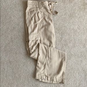 Old Navy Linen Cargo Pant